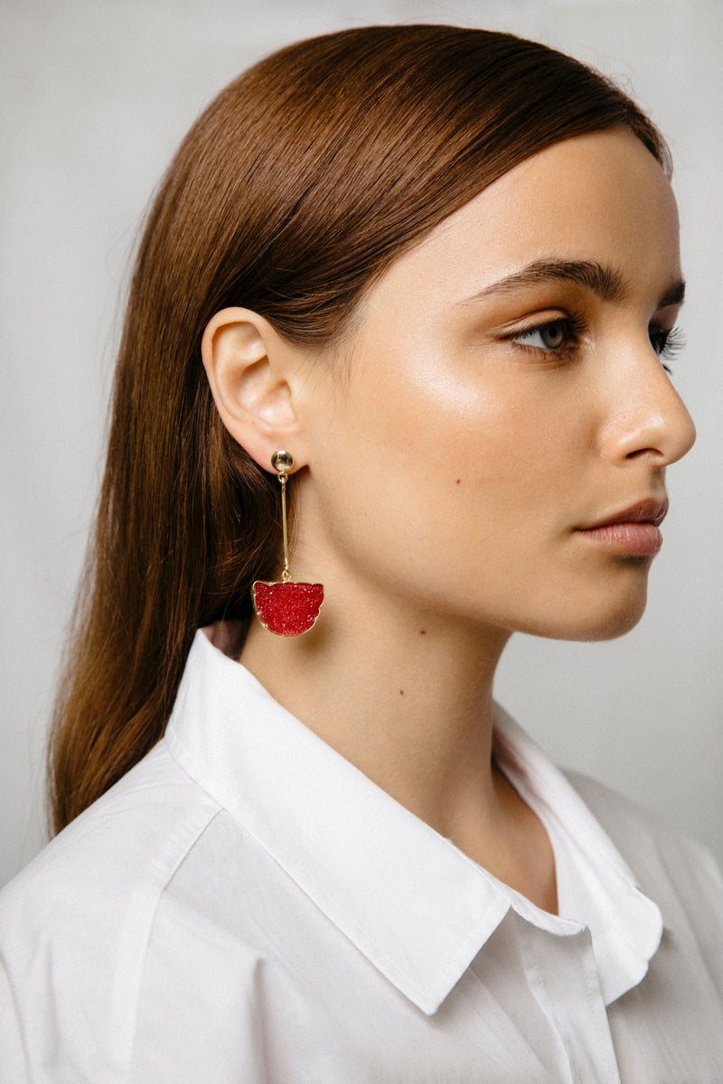 Coco Earrings - Red