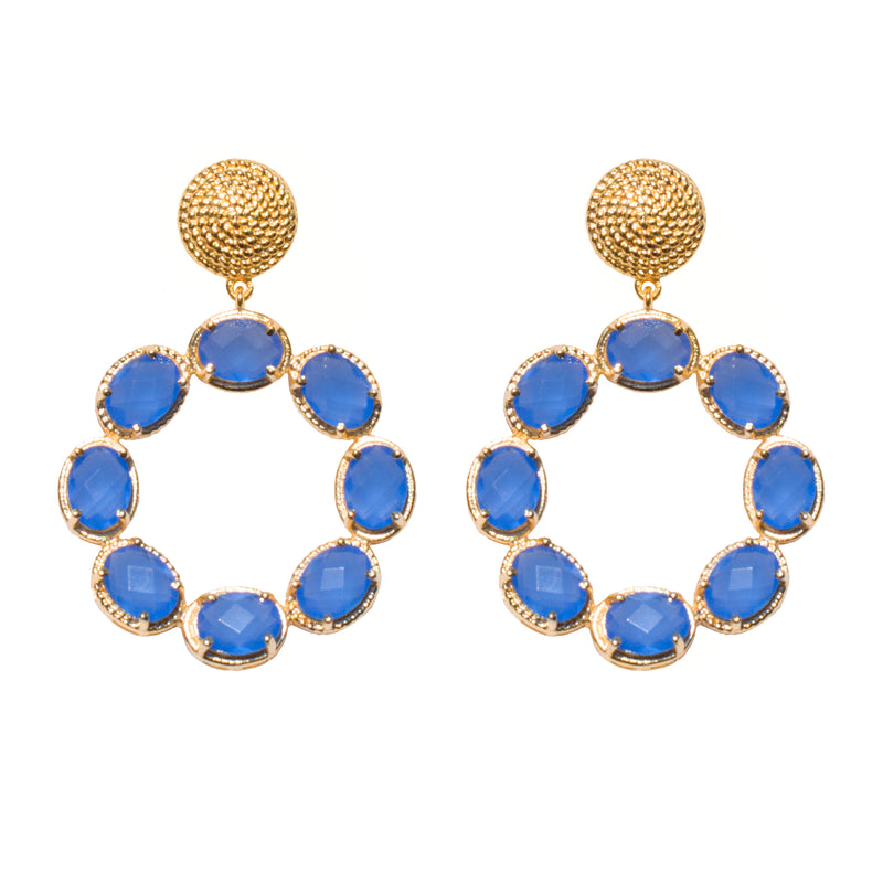 Lilou Earrings - Blue